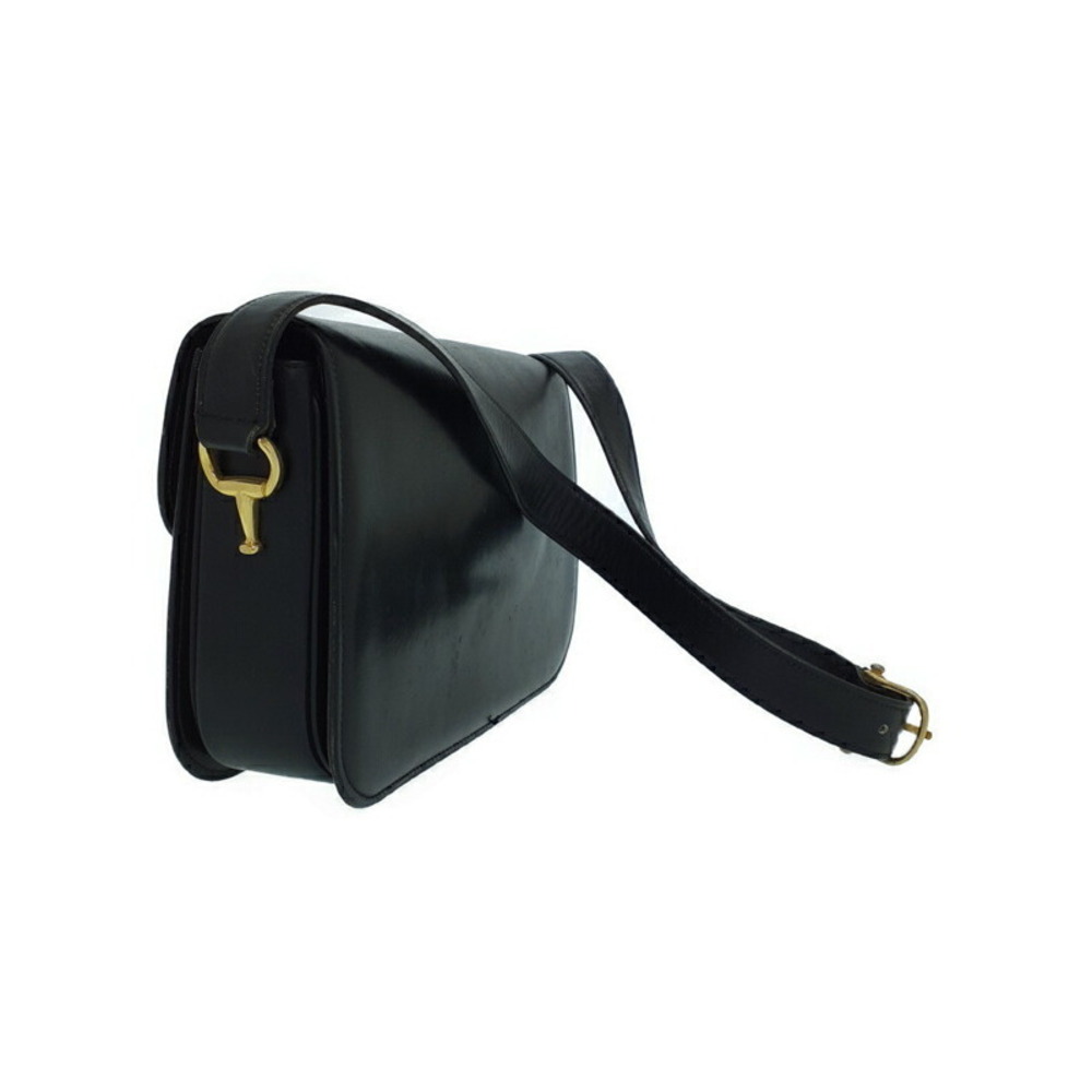 Celine Carriage Buckle Leather Shoulder Bag - Picture 2 of 9